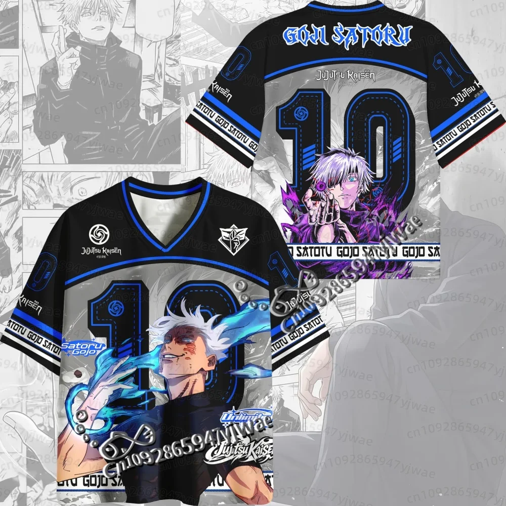2026 NEUES Sommer-Herren-T-Shirt Jujutsu Kaisen Satoru Gojo Yuta Megumi Schnelltrocknendes Sport-Shirt Anime-Fan-T-Shirt für Männer, Frauen und Kinder – Detail 5