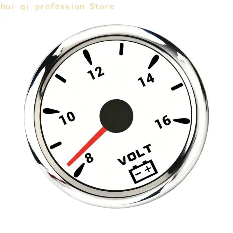 85mm Panel Mount Voltmeter Batteriespannungsanzeige für Boot Anhänger H8WE – Detail 8