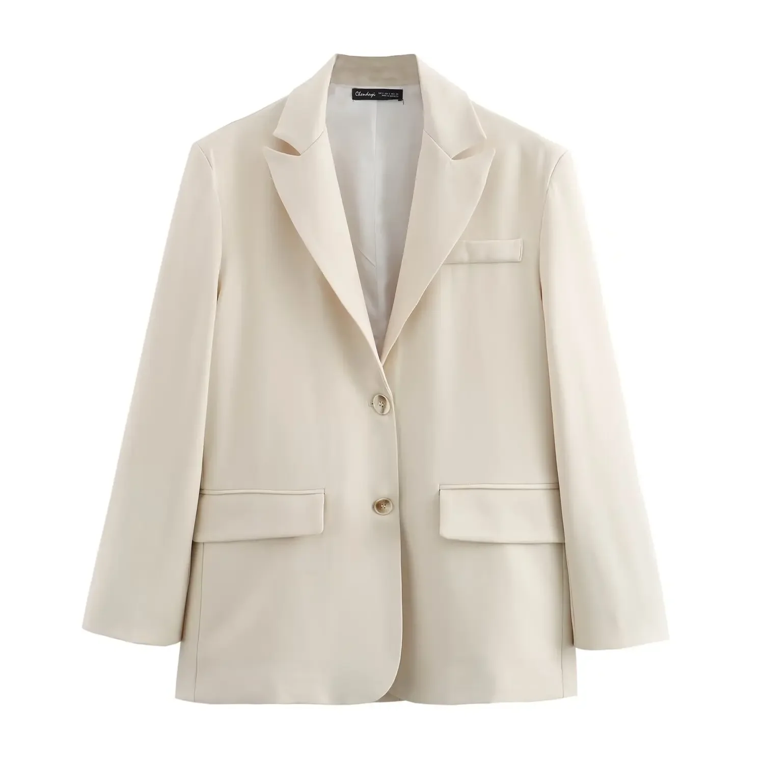 

Autumn New Women's Clothing Fashionable Versatile Casual White Striped Loose Suit Jacket