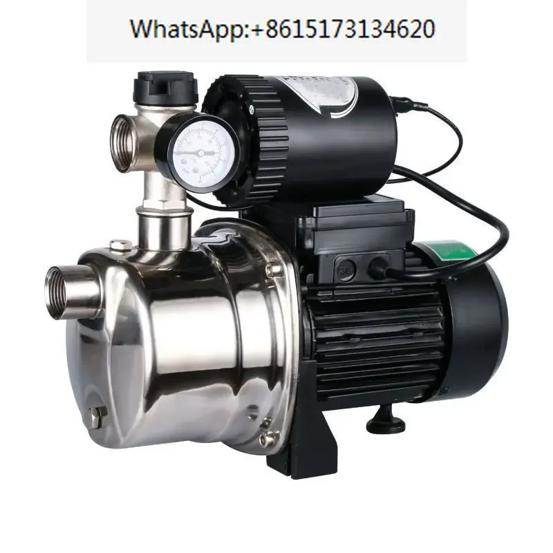 220V household stainless steel jet pump water heater pressurized automatic intelligent booster pump electric self-priming pump