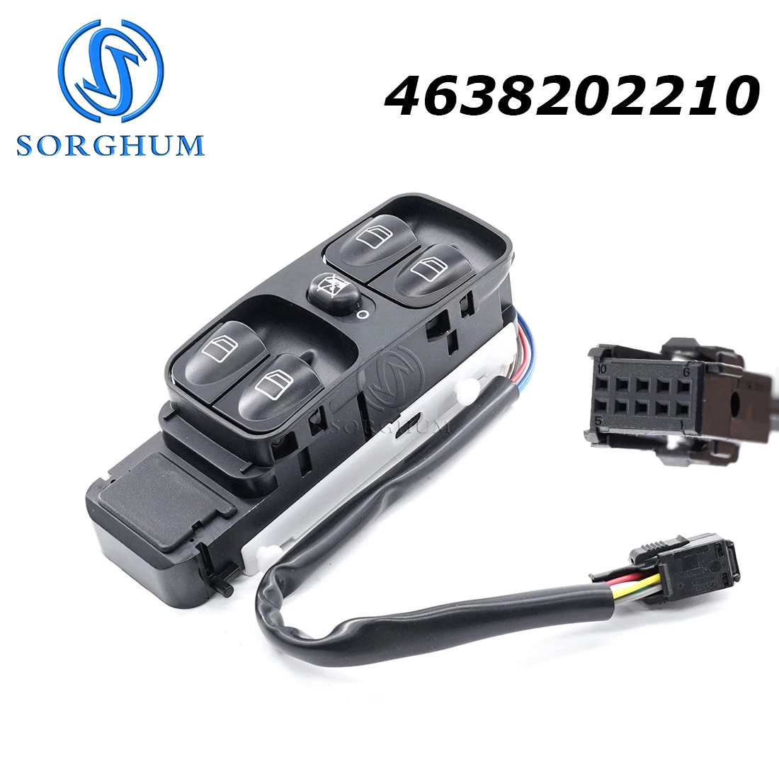 

Sorghum 4638202210 A4638202210 Car Front Left Driver Power Window Lift Switch For Mercedes-Benz W463 G55 G500 G550 G63 2013-2017