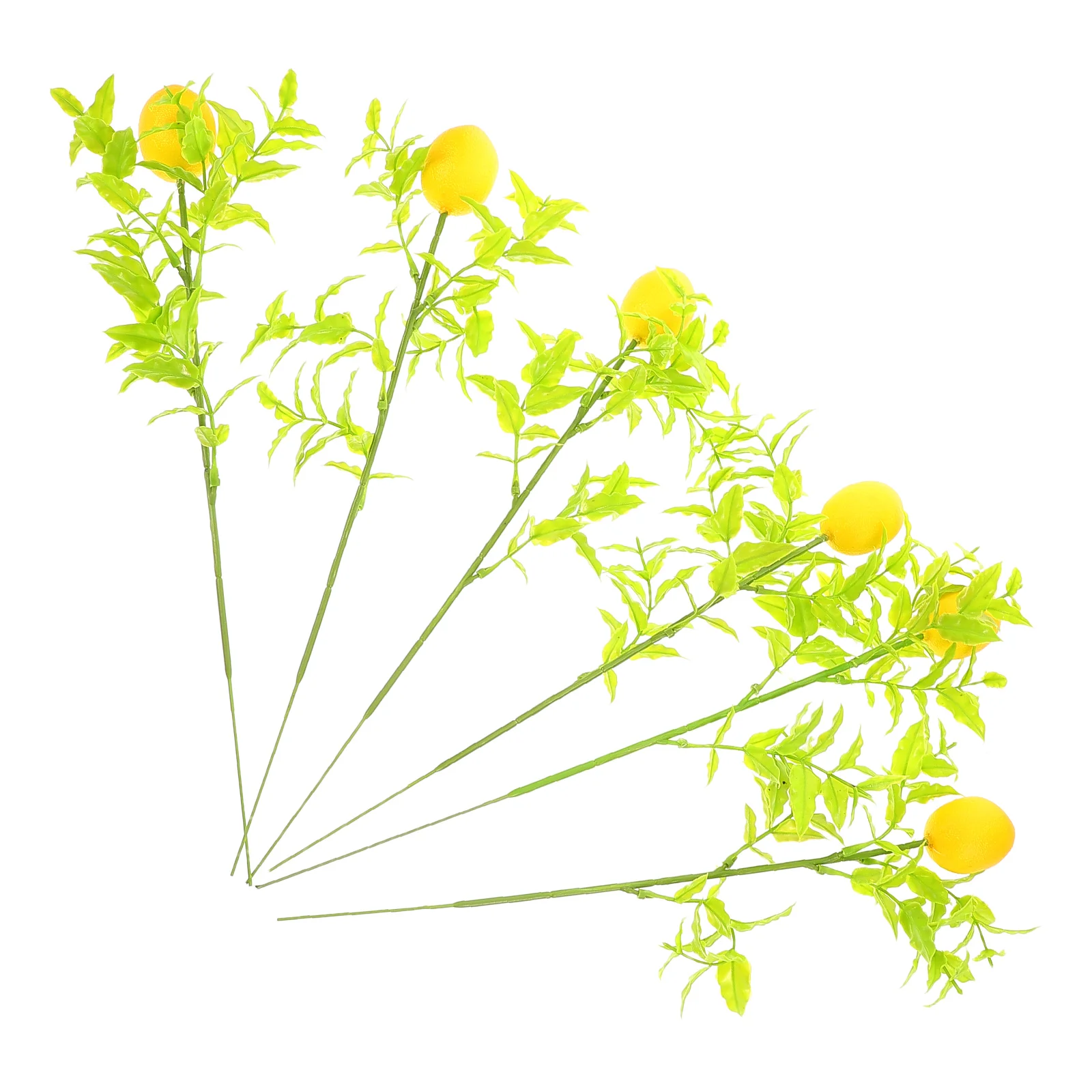 6 uds. De recortes de espuma de limón, frutas artificiales realistas, decoración del hogar, florero, decoración, centro de mesa de fiesta de verano, mesa de cocina