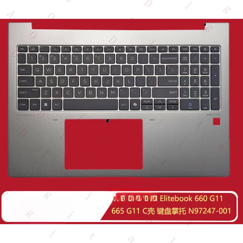 

YU-- for HP 665 660 G11 CShell Keyboard Palm rest cover Backlight N97247-001
