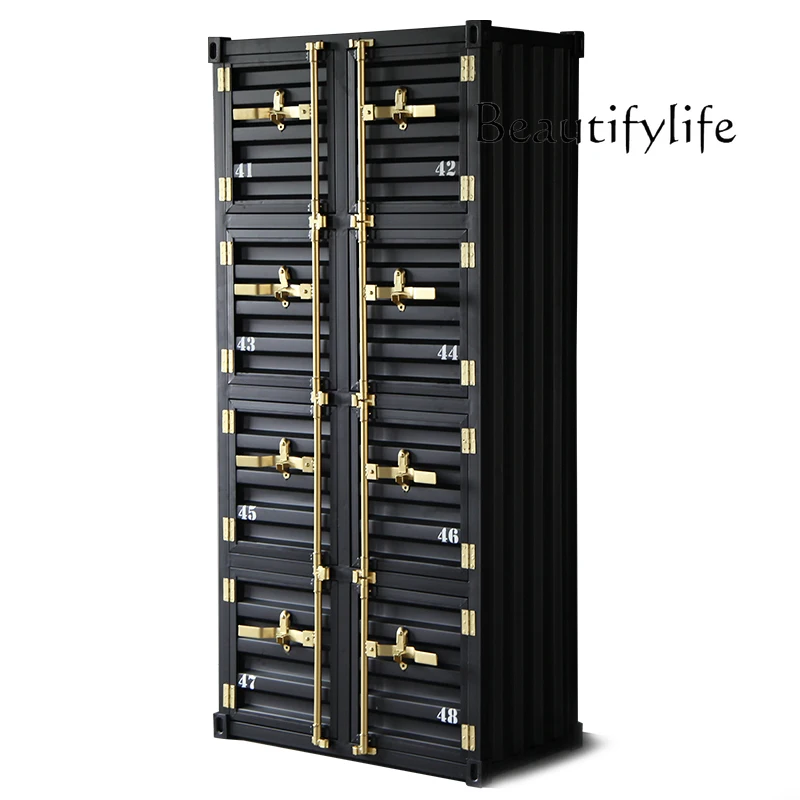 

Creative personalized container industrial style locker swimming pool gym iron locker