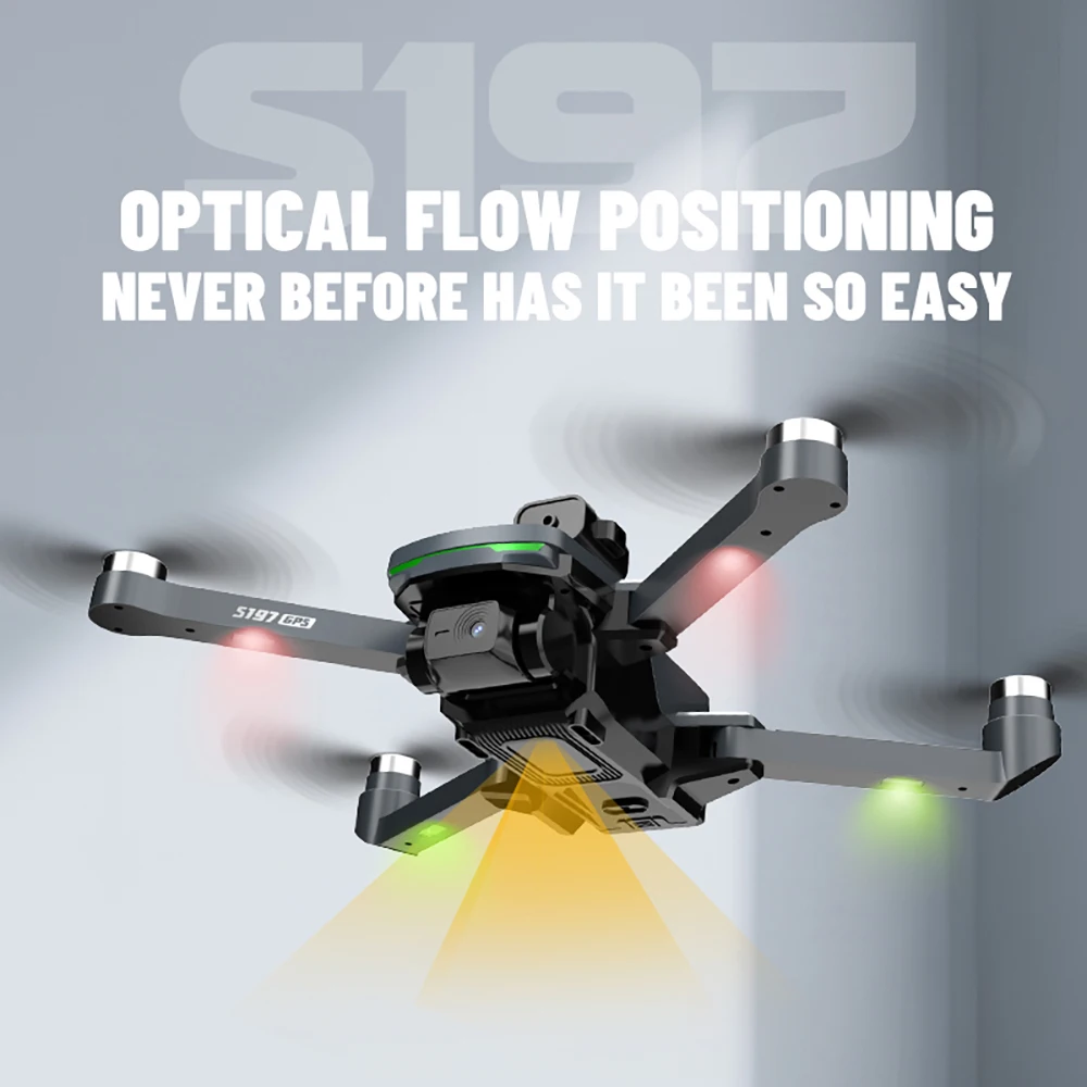 2025 New S197 Drone with Screen Remote Control 5G WIFI GPS 8k Professional Camera FPV Dron RC Quadcopter Camera Helicopter 6000M