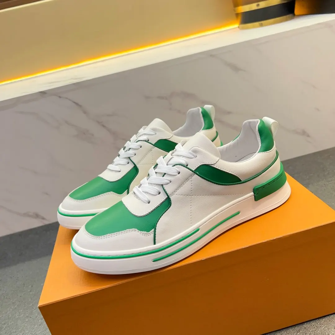 Couro de vaca feito à mão de alta qualidade moda casual masculino sapatos casuais de couro genuíno tênis de corrida e sapatos esportivos com cadarços