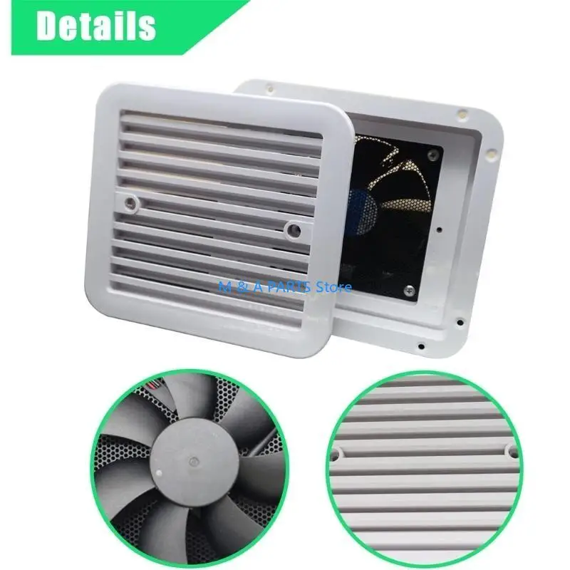 U1JF Ventilation Fan 3.3m³/Min Airflows For Trailer Enclosed Space Venting Solution