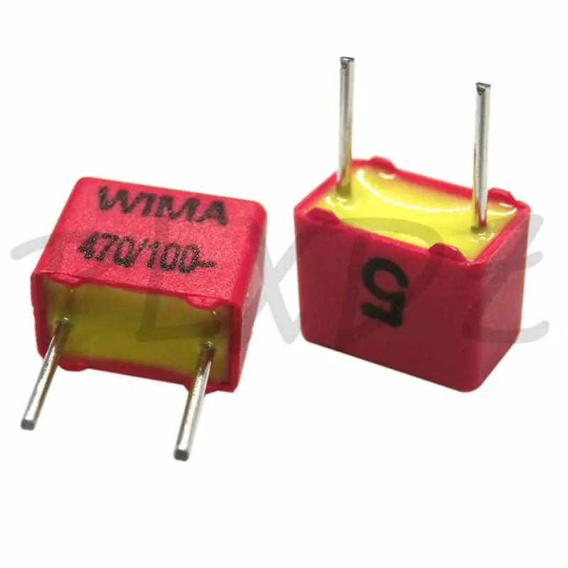10 Buah Kapasitor Film WIMA Audio Hi-Fi 63V 100V 0.1UF 1NF 0.01 1UF 2.2UF 3.3UF 47NF 22NF 0.22 0.47UF 100PF 1000PF 104 102 101 105