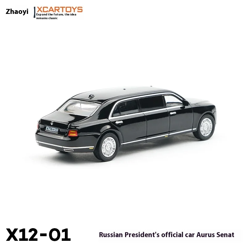 Xcartoys 1:64 Aurus Senat-véhicule d'état présidentiel russe moulé sous pression modèle de voiture Miniature de Collection