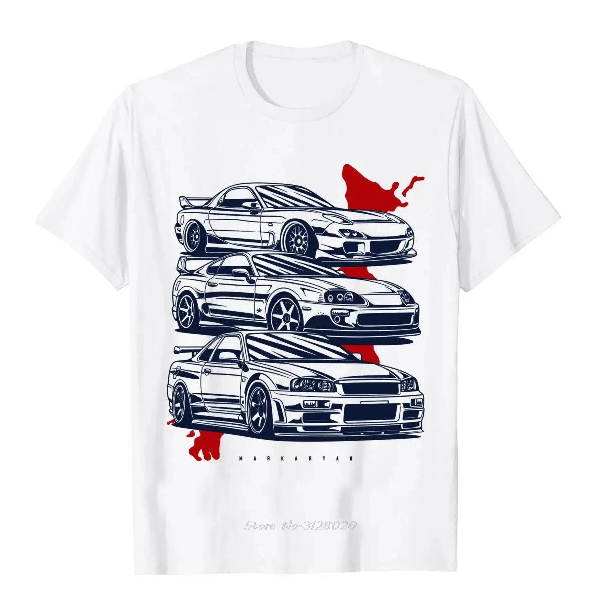 Jdm Crew Rx7 Skyline Gtr Top T-Shirts For Men Moto Biker Tops Manga Cotton Fitness Tshirt Fashion Summer Oversized T Shirt Tees