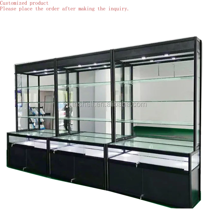 

Custom.Shopping Mall Wall Display Retail Store Furniture for Cosmetic Display Cabinet and Stand Vitrine Showcase