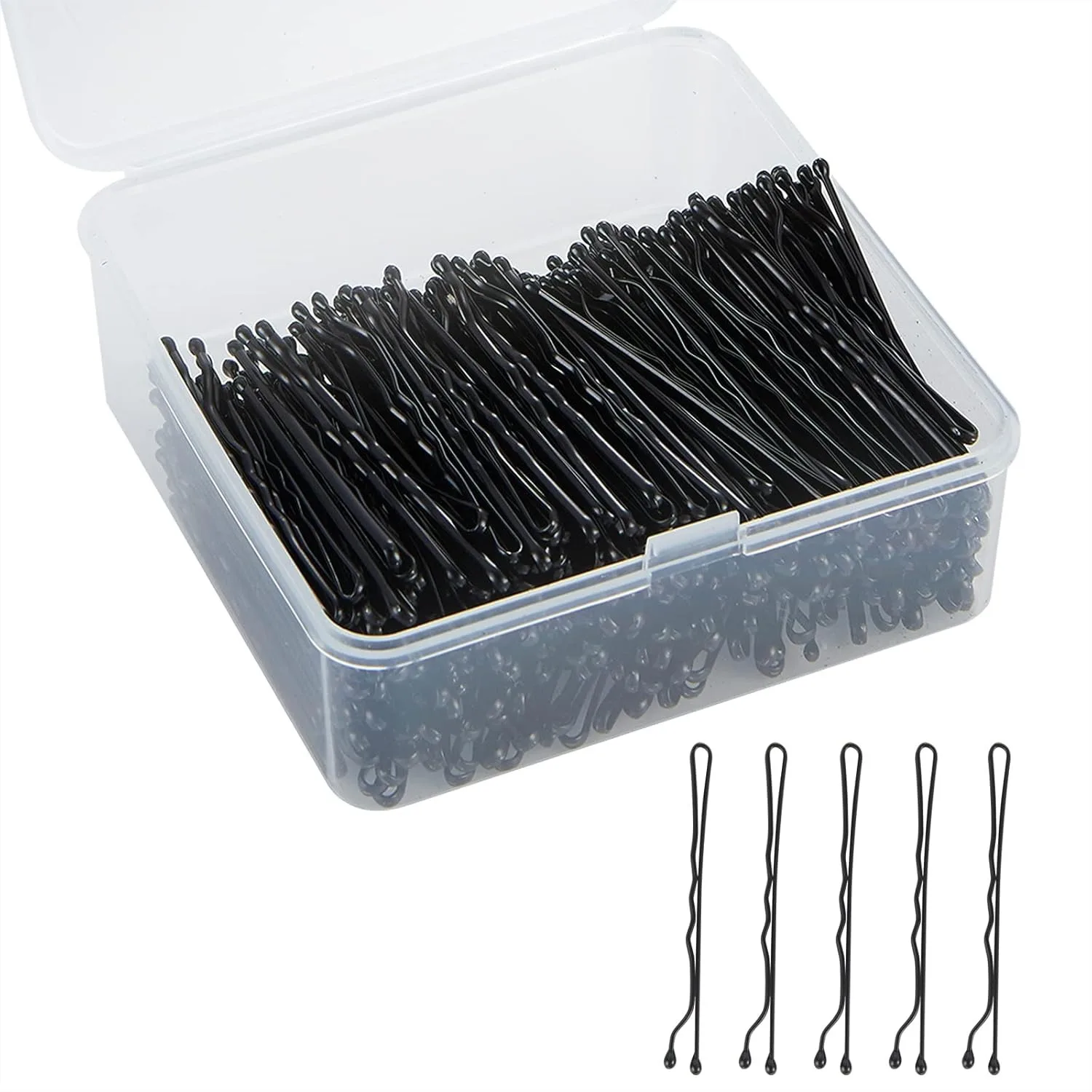 

2 Inch Bobby Pins For Hair 400 Pcs Black Hair Pins Stainless Steel Strong Hold For All Hair Types Hair Accessories For Women Styling Updos Daily Use