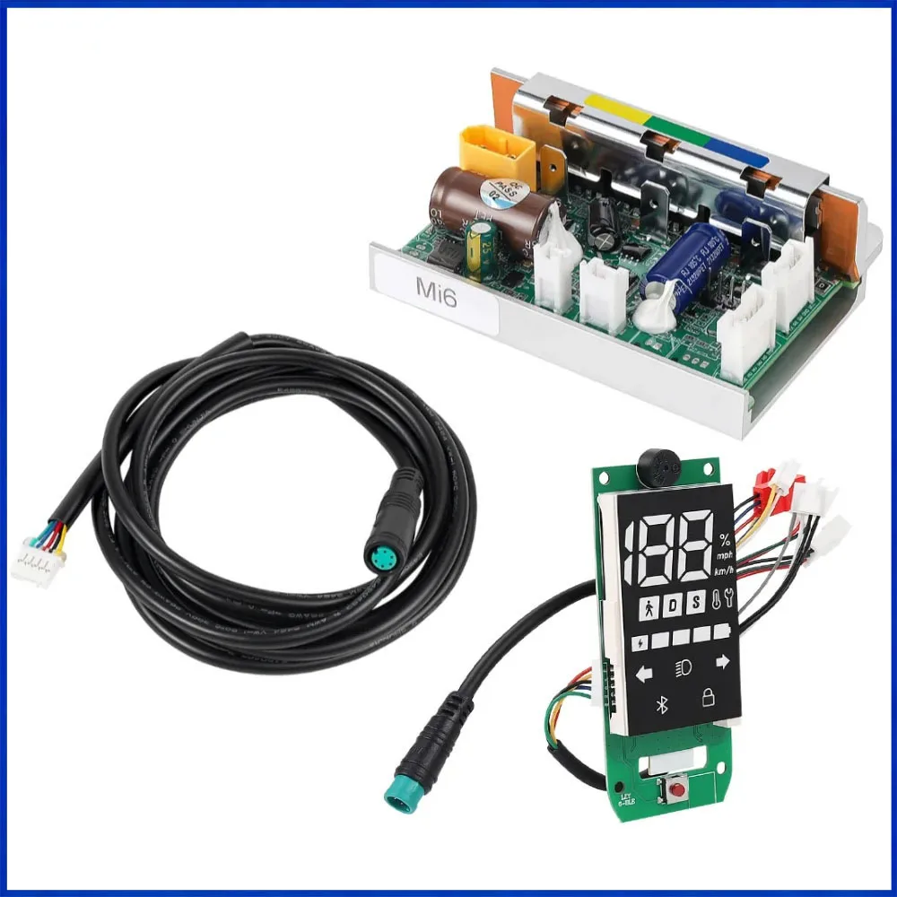 For XiaoMi Mi6 Electric Scooter E-Scooter Main Control Board Controller Bluetooth Display Wiring Harness PCB Parts Accessories