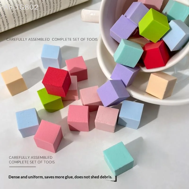 50Pcs Colorful Nail Art Sponge - Nail Art Pinterest review and price
