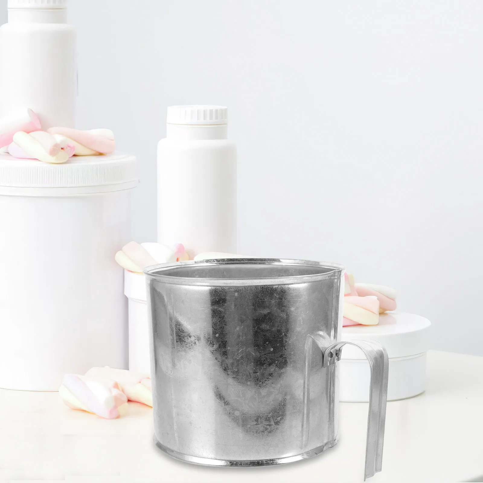 Cotton Candy Packaging Bag Bucket Metal Iron Ring Loop For Dessert Store Home Kitchen Bar Use Portable Packaging Supply view 5