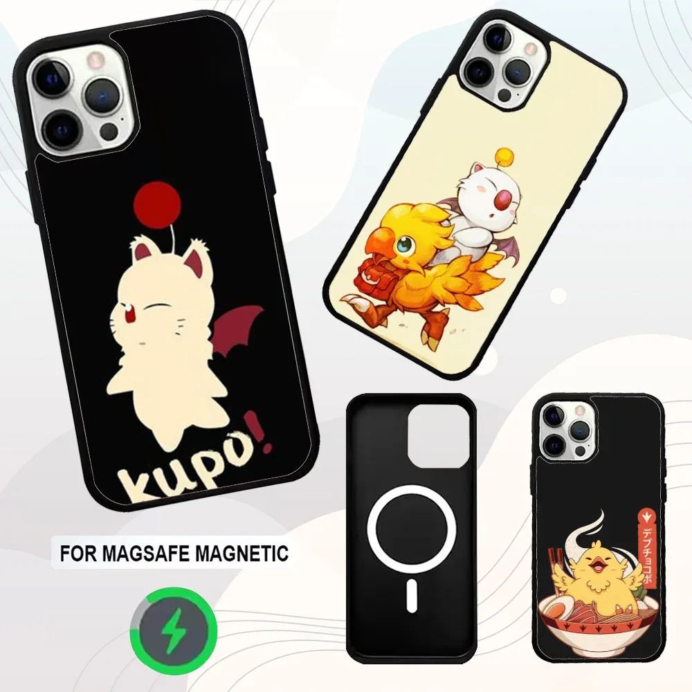 

M-Moogle Final Fantasy Phone Case For iPhone 16e,16,15,14,13,12,11,Plus,Pro,Max,Mini Magsafe Magnetic Wireless Charging