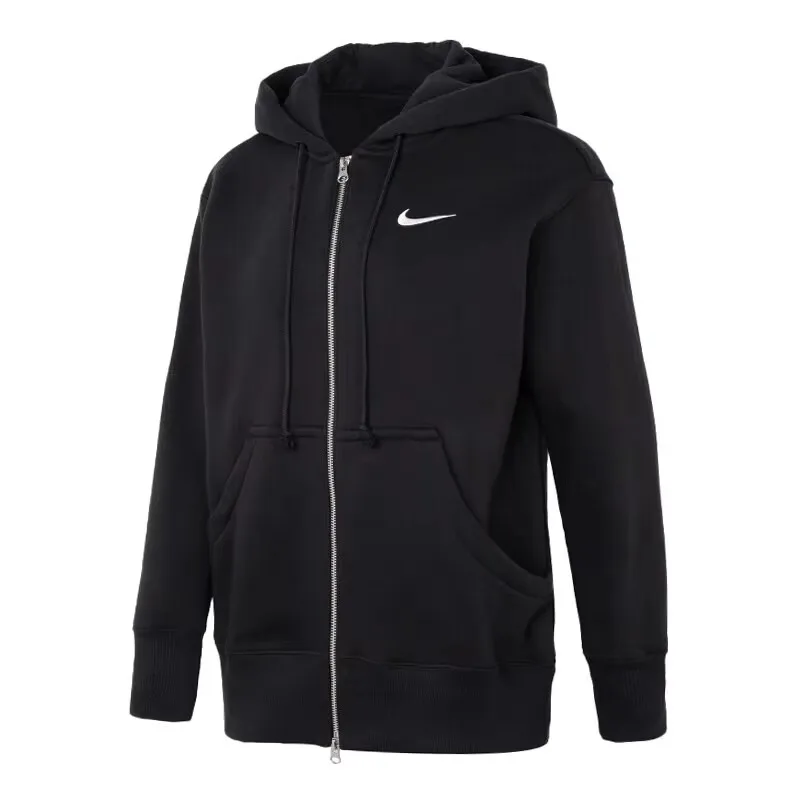 Новое оригинальное поступление, женская куртка NIKE AS W NSW PHNX FLC FZ OS с капюшоном, спортивная одежда
