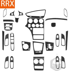 For Alfa Romeo 159 2005-2023 Real Carbon Fiber Sticker Brera Spider Dashboard Gear Shift Panel Car inside decorative Accessories