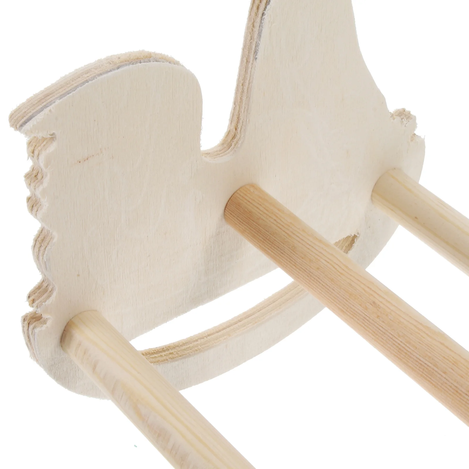

Chicken Shape Standing Perch Wooden Chicken Stand Bite Resistant Poultry For Hens Roosters Indoor Play Parrot Training