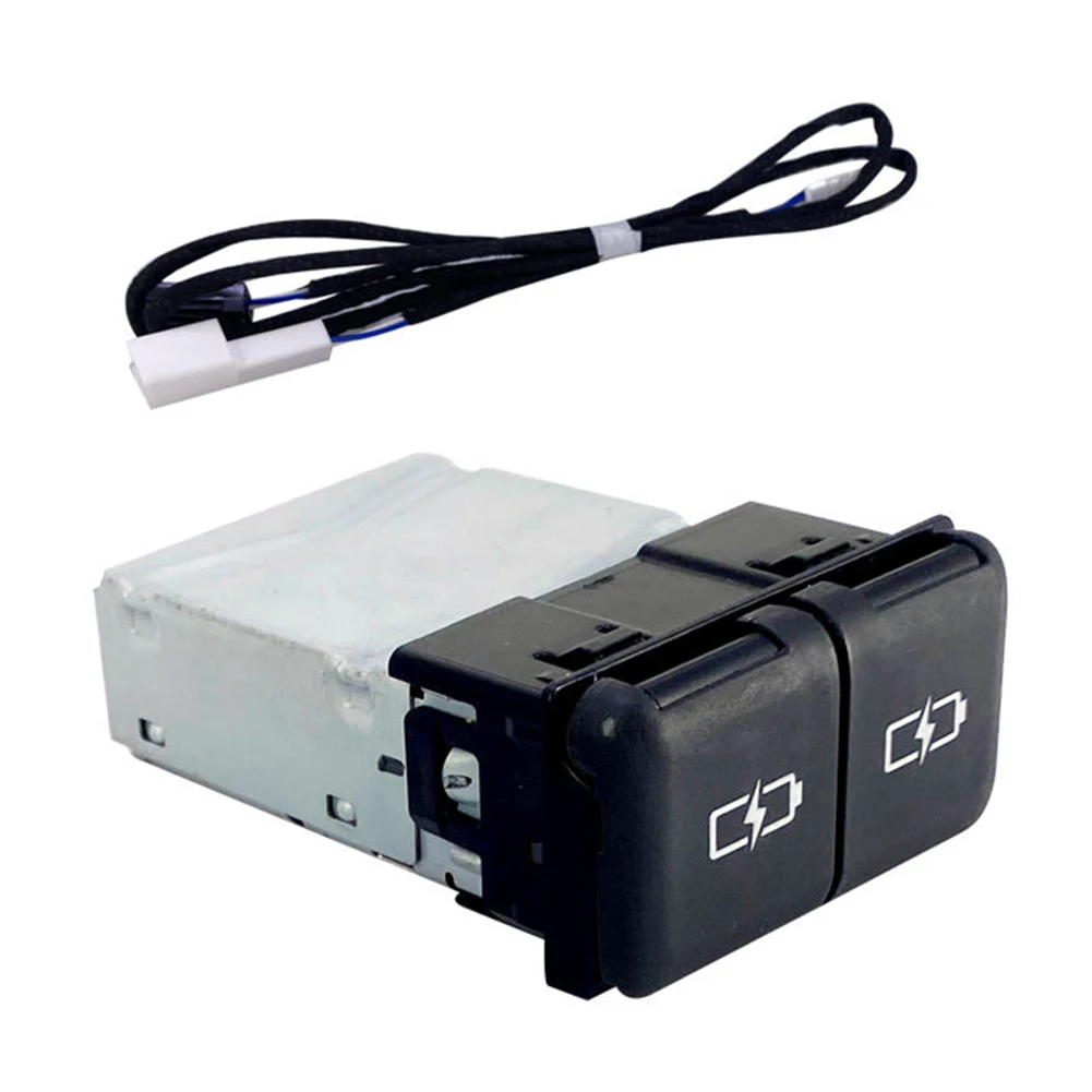 

In-Car Charging Car Charging Black TYPE-C Charger Dual TYPE-C Interface Easy Installation 12V Voltage Anti-corrosion Material