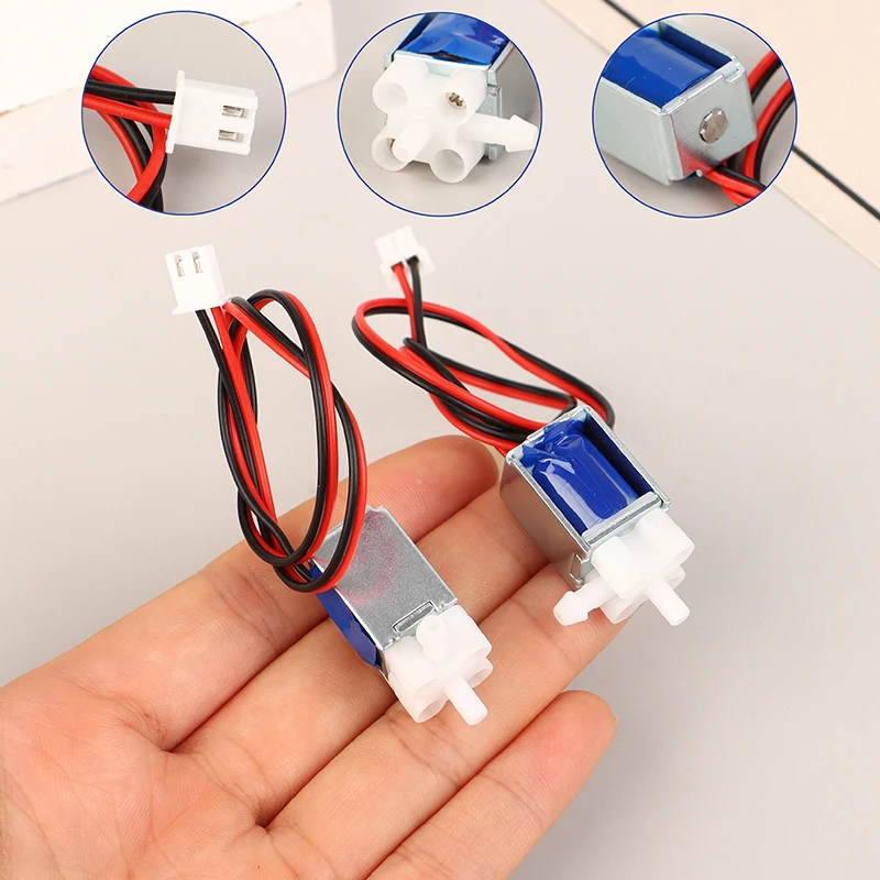 Normally Closed Micro Mini Solenoid Valve DC 3.7V 6V 12V Electric Control Water Valve Exhaust Valve Bidirectional Solenoid Valve