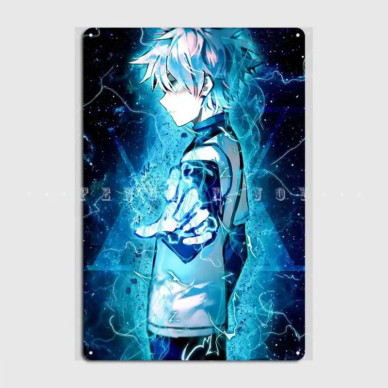 Gon And Killua Metal Plaque Poster Wall Mural Mural Personalized Wall Decor Tin Sign Poster