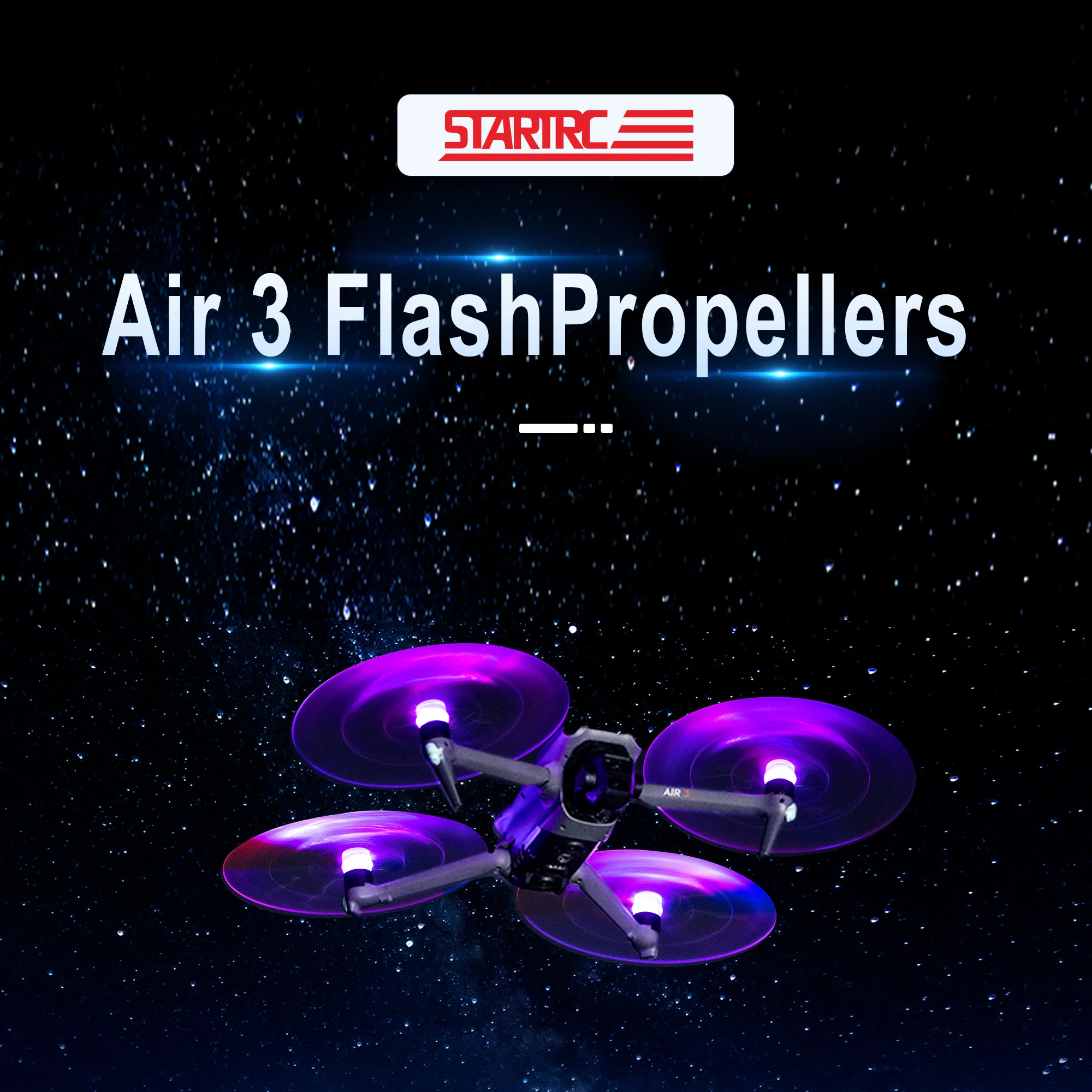 

Пропеллеры для вспышек Air 3 для DJI Air 3S/3, светодиодные фонари, светящиеся весла, пропеллер для ночного полета, ослепительные красочные фонари, аксессуары