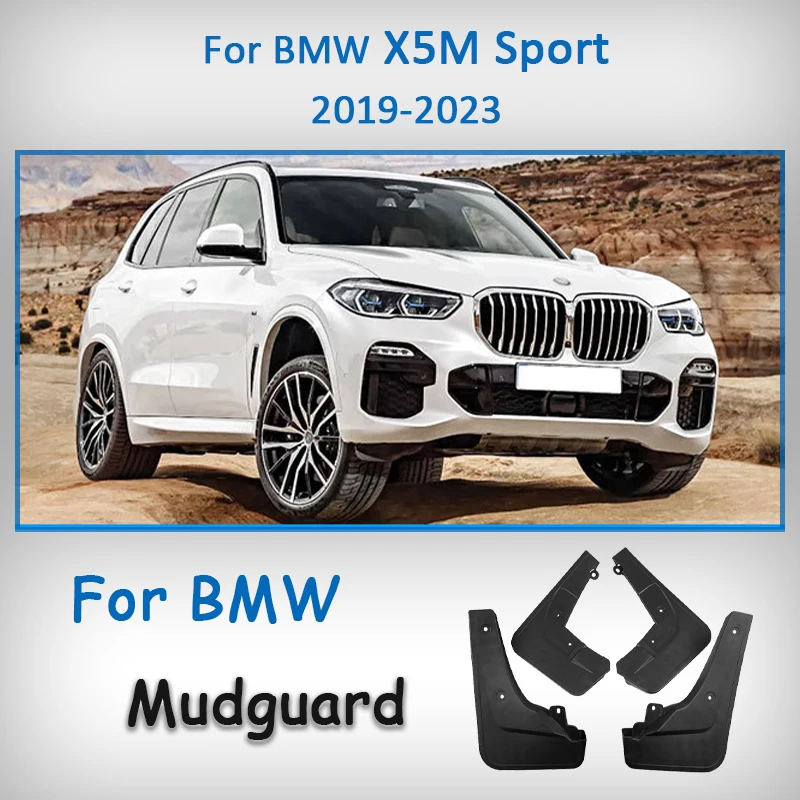 

For BMW X5M III F95 Sport 2019 2020 2022 2023 Car Mudflaps Splash Guards Protector Mudguards Front Rear Fender Accessories