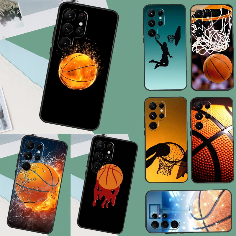 

Чехол для телефона Basketball Basket для Samsung Galaxy S22 S23 S21 Plus Note 20 Ultra Note 10 S20 FE, чехол Fundas