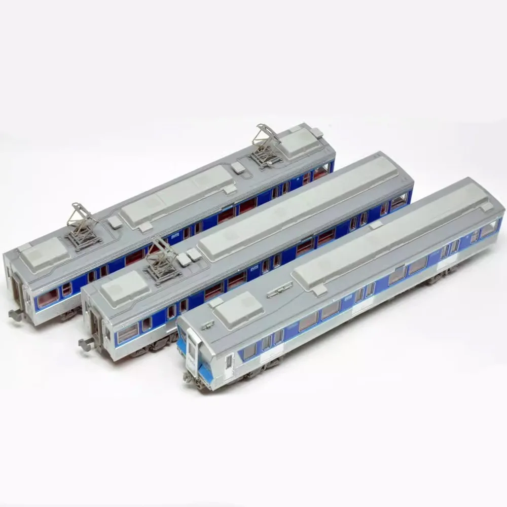 Modello di treno in scala N 1/160: set di 8 auto elettriche a unità multiple Hokuso Railway Type 7000 Set di treni A2176 - Regalo giocattolo per ragazzi