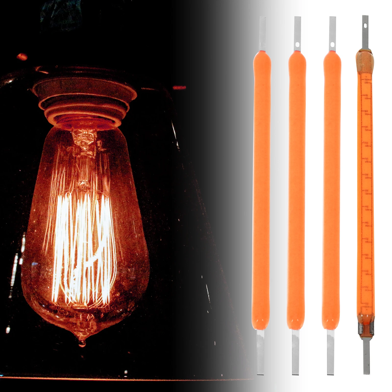 

20 шт., красная нить, 40 мм, светодиодная жесткая лампа, аксессуары, 3 В, 100 мА, подходит для фотосъемки в помещении, детали ночника