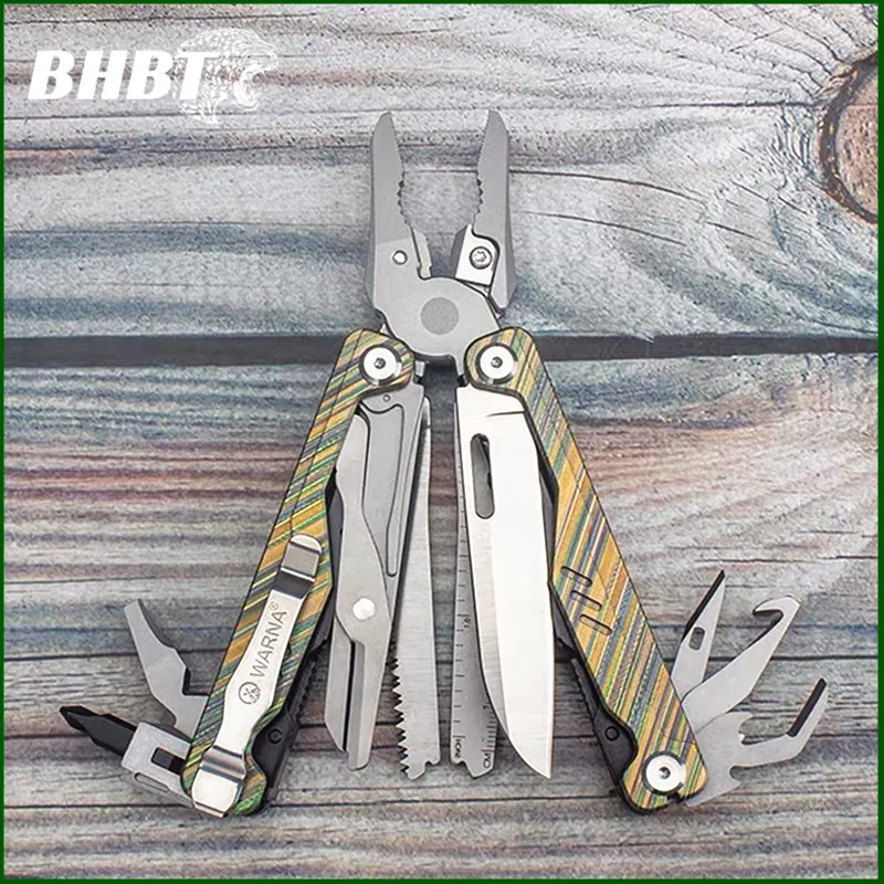 BHBT Ark Multifunctional Tool Pliers,Titanium Alloy Patches,Outdoor Emergency Home Maintenance Equipment