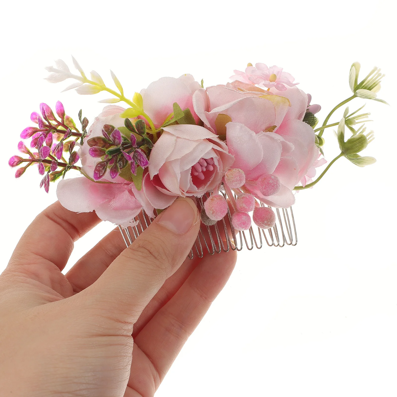 

Bohemian Wedding Bride Hair Comb For Prom Anniversary Travel Photography Flower Hair Accessories Bridal Headdress