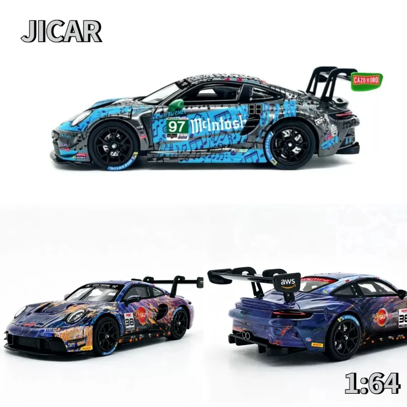 Jicar 1:64 Die‑cast Collectible Car Model, Van Gogh Musical Note Themed Livery, Static Hobby Display