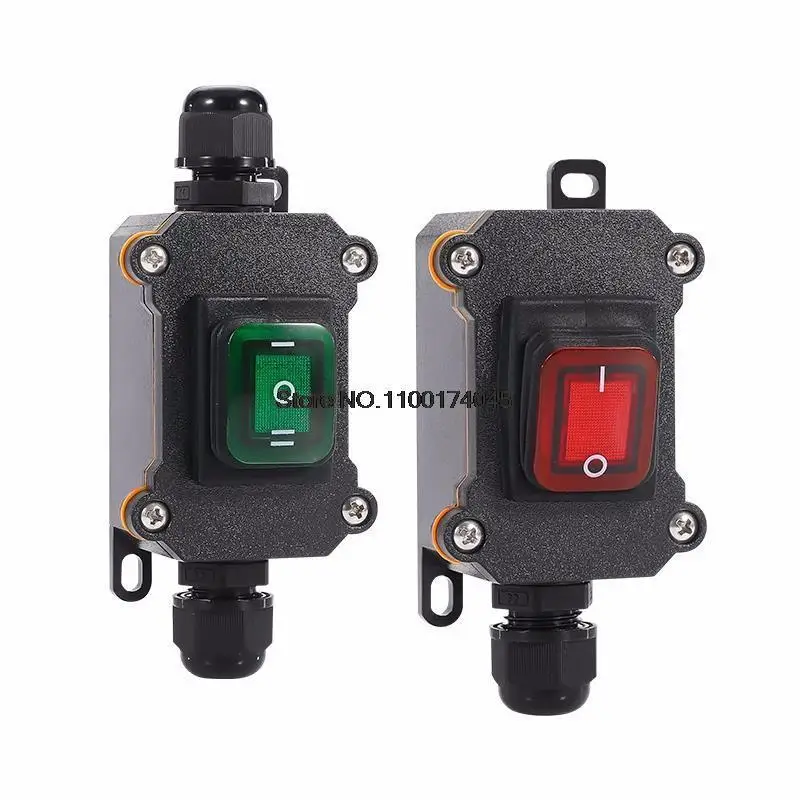 Impermeável chuva prova interruptor para fora da sala elétrica, navio tipo interruptor, grande poder, 220V, 24V, 16A, 30A, IP65