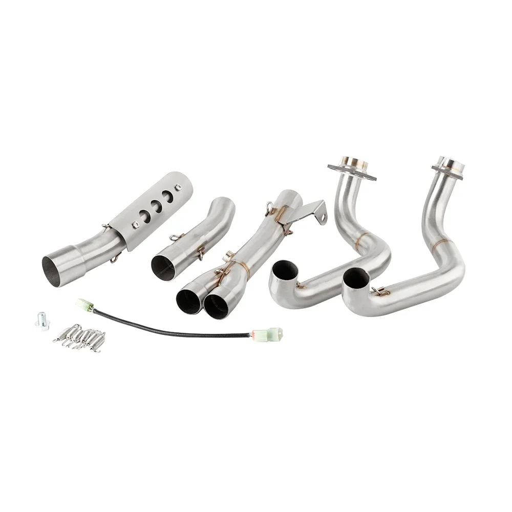 Motorcycle For Yamaha Tenere 700 2021 2022 2023 2024 XTZ 700 T7 Escape Motorcycle Exhaust Muffler Header Link Pipe 51MM Slip-on