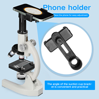 64X-2400X Monocular Optical Microscope School Children Science Experimental Biology Teaching Microscope