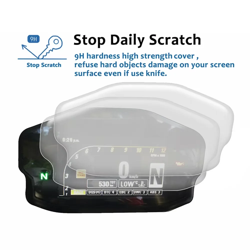 Fit  For Ducati Panigale 899 959 1199 1299 Motorcycle Cluster Scratch Protection Film  Dashboard Instrument Speedometer Screen P