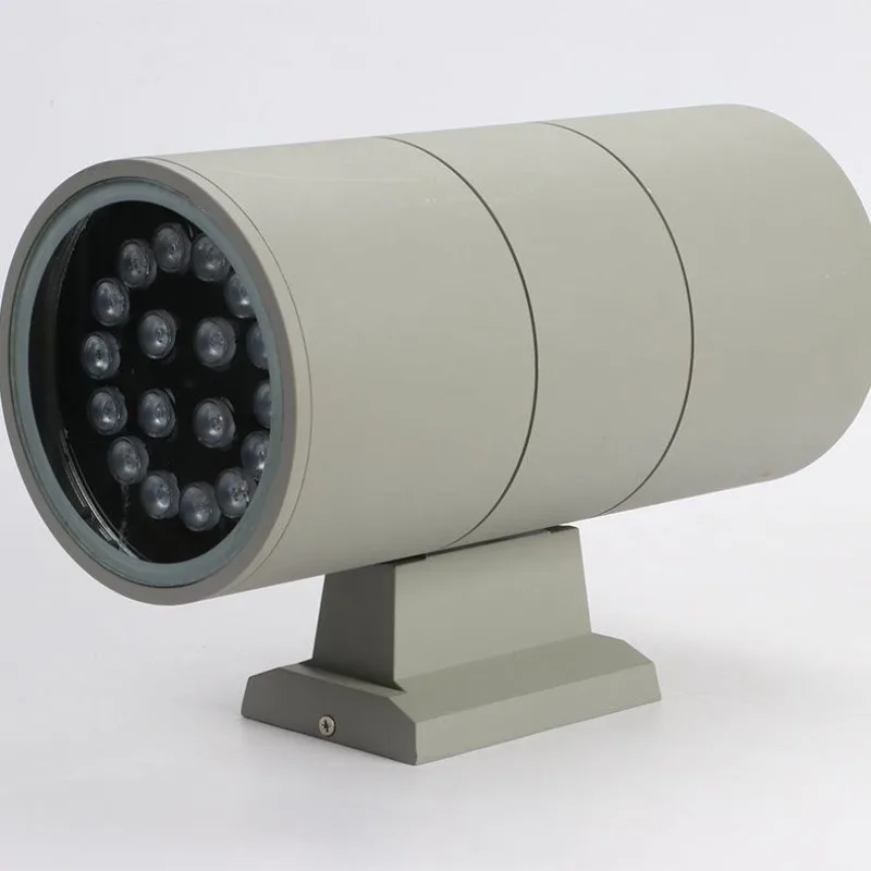 

LED Wall Lamp Outdoor Waterproof Circular Wall Lamp Courtyard Aisle Single Head Up and Down Spotlight Exterior Wall Garden Lamp