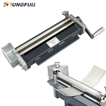 Manual Bending Machine Manual Plate Rolling Machine Round Tube Roll Making Tool Desktop Metal Plate Bender Metal Plate Bend