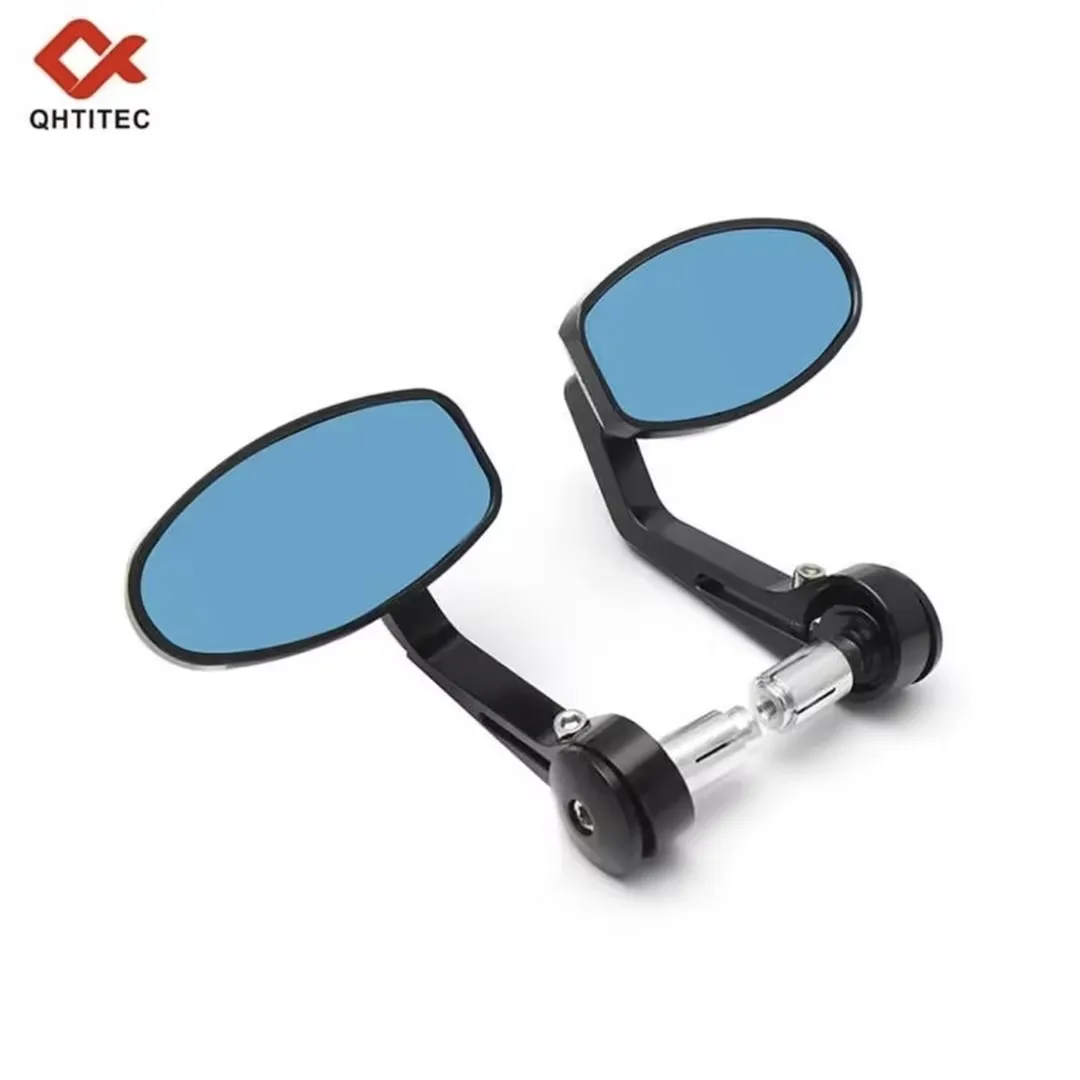 

Motorcycle 7/8'' 22mm Handle Bar End Mirror Aluminum Alloy Mirror Universal For Yamaha FZ25 FZ15 CFMOTO VOGE 150GT 300GY 525DSX