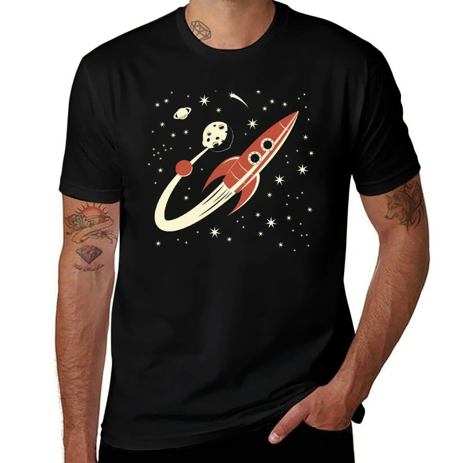

Zoom to the Moon T-Shirt cotton t shirts man 100% man t shirt luxury t shirt man cotton T-Shirt