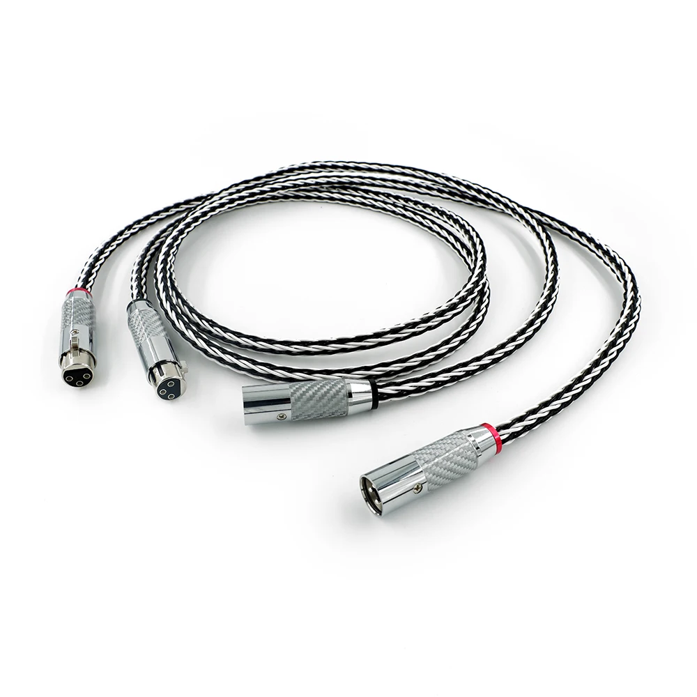 

Эталонный разветвитель XLR: 7N OCC, сбалансированный кабель из углеродного волокна, 16S, 8 мм, покрытый в возрасте ​