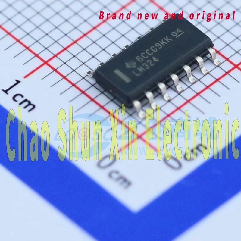 

10Pcs Lm324Dr Brand New Original Sop14 Silk Screen: Lm324