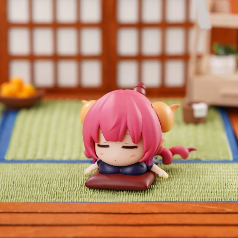 Kobayashi'S Dragon Maid S Q Version Figure Ver. Onsen Trip Trendy Toy Desktop Decoration Ornament Toys Model Festival Gift view 2