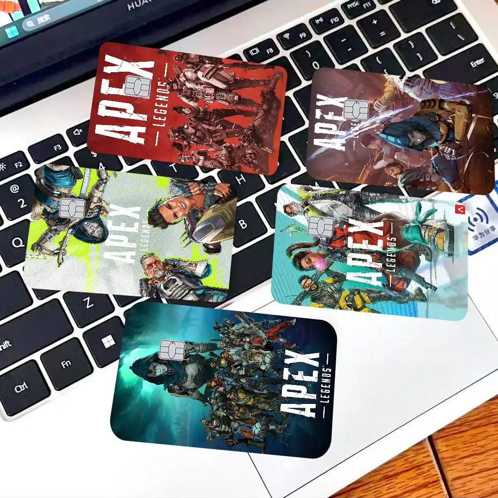 غطاء جلدي لفيلم ملصق Apex Legends Anime لبطاقة الائتمان وبطاقة الخصم البنك الأمامية #1