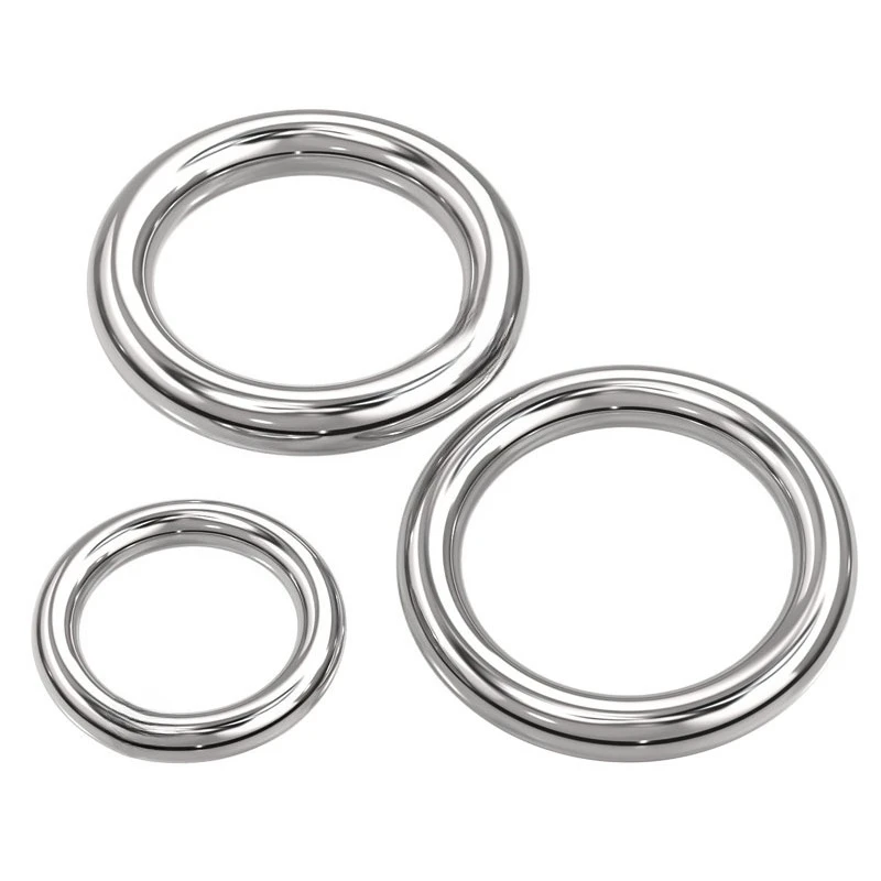

304 stainless steel solid O-shaped lifting rings, yoga hanging rings, bed connecting buckles, pet traction accessories