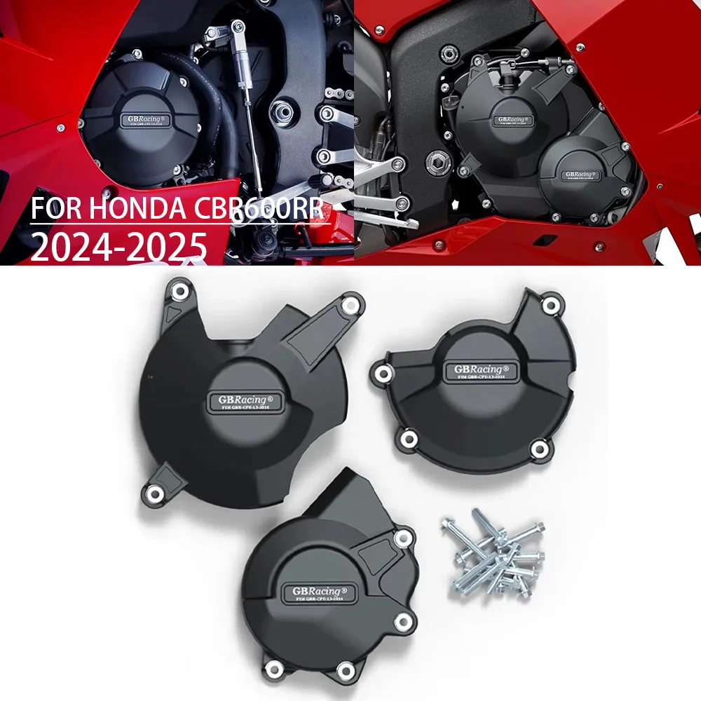 

2024 CBR600RR комплекты крышек двигателя мотоцикла, защита капота, крышка двигателя для HONDA CBR600RR CBR 600RR 2024 2025