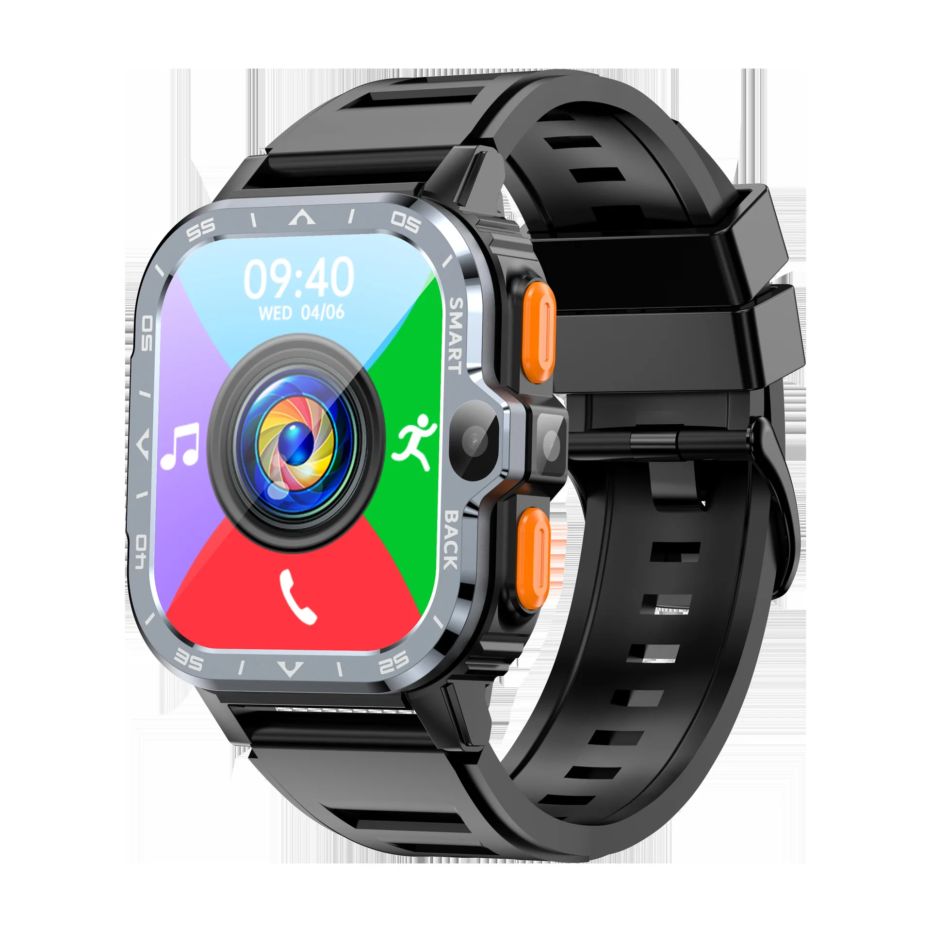 2024 wholesale New Arrival Touchscreen Smart Watch with Heart Rate Monitoring and Social Entertainment