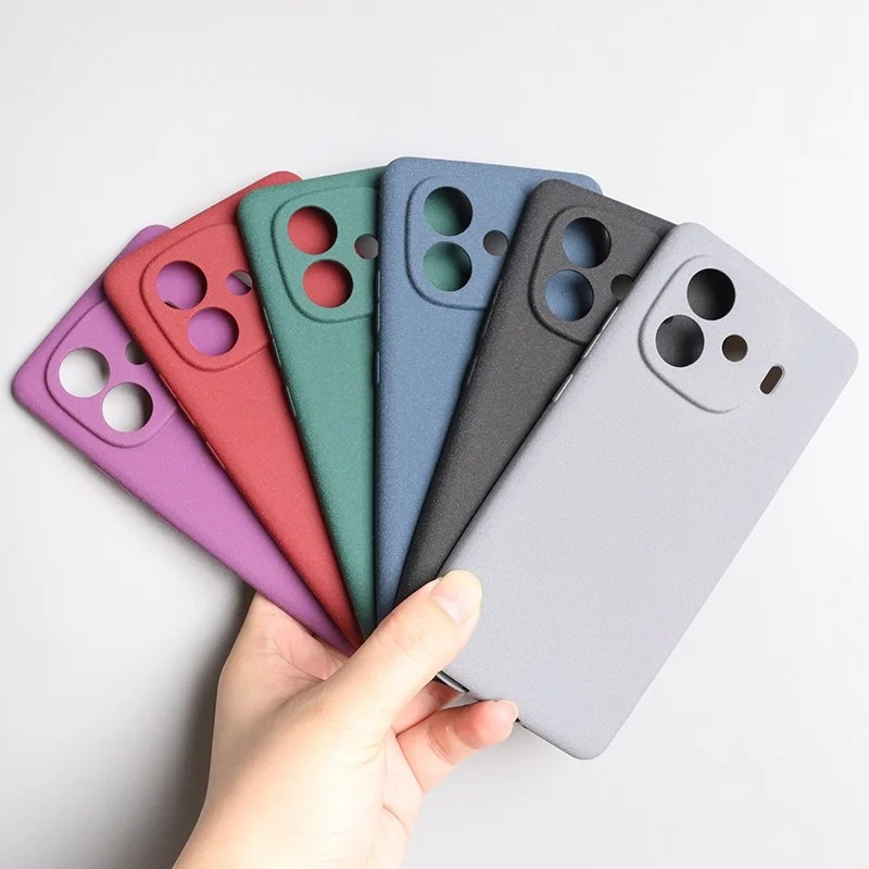 Ultra Thin Sandstone Silicone Case For vivo IQOO Z9X Z9 Turbo Neo 9 8 2 11 PRO 12 Z8 Soft Matte Frosted Skin TPU Protector Cover